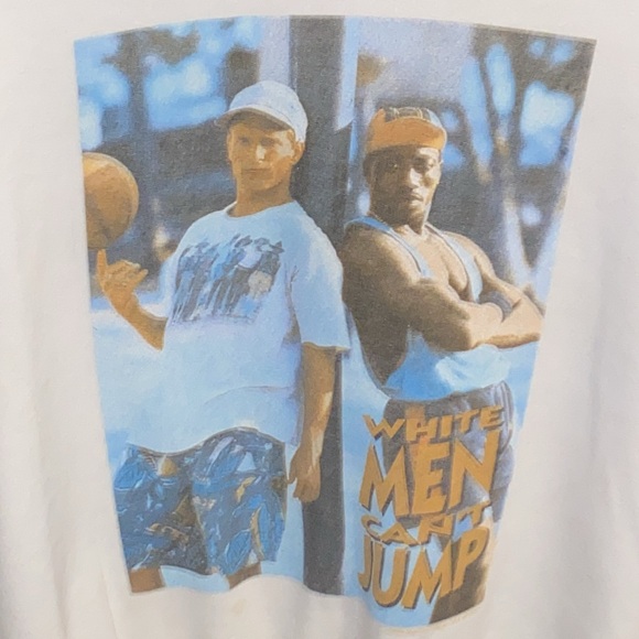 Men's medium white men can't jump crewneck sweatshirt - Picture 2 of 5